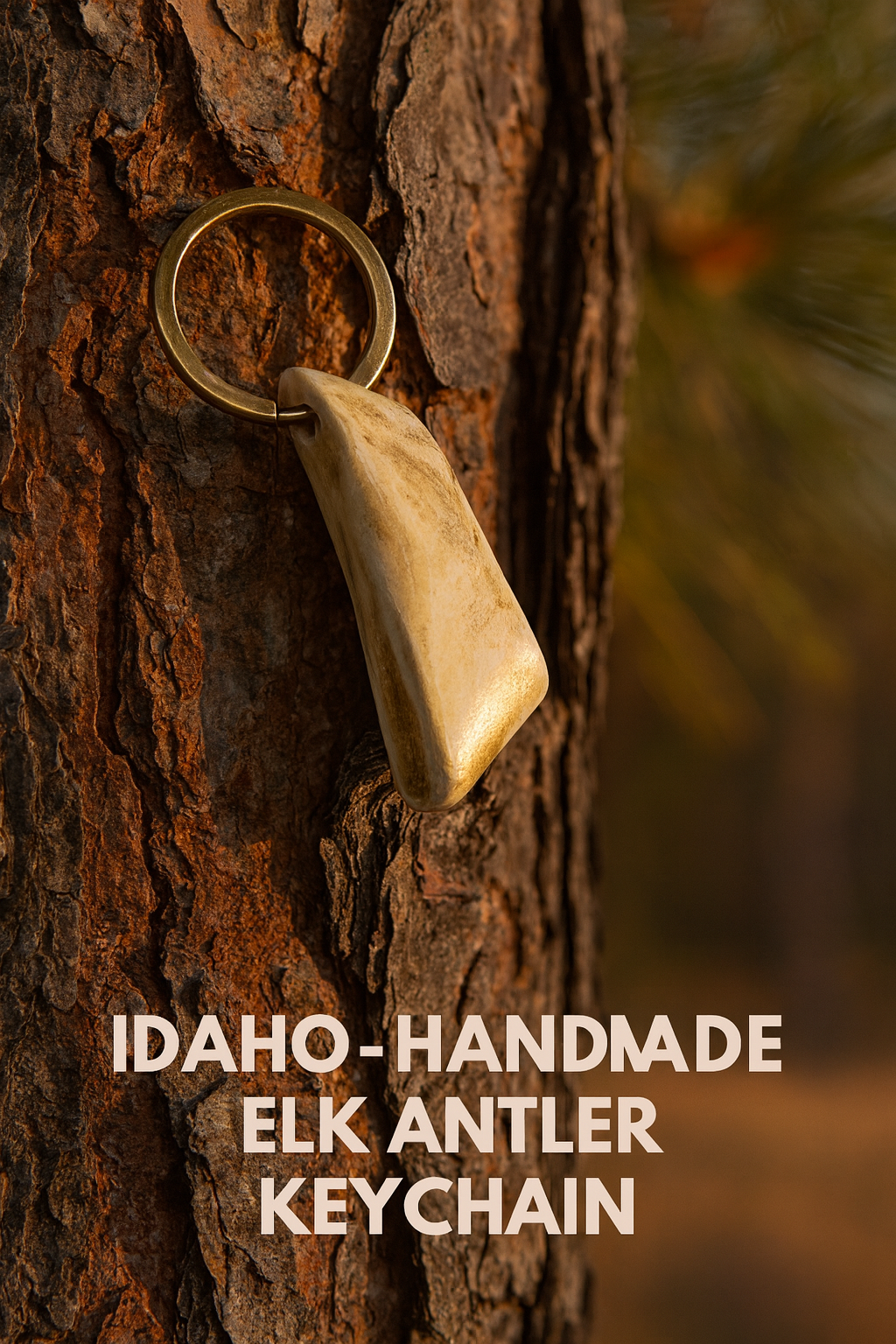 Key Chain - Elk Antler