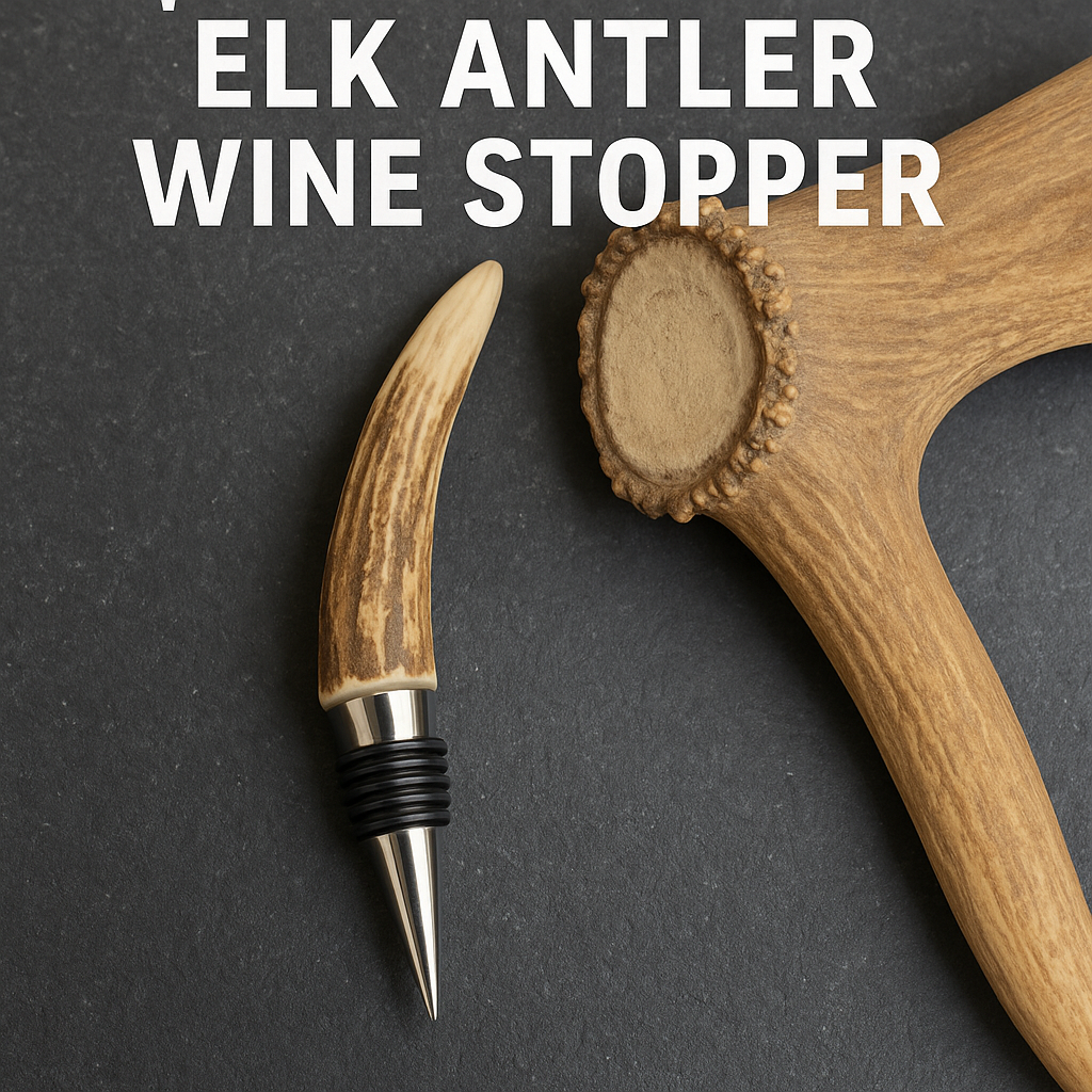 Elk Antler Wine Stopper