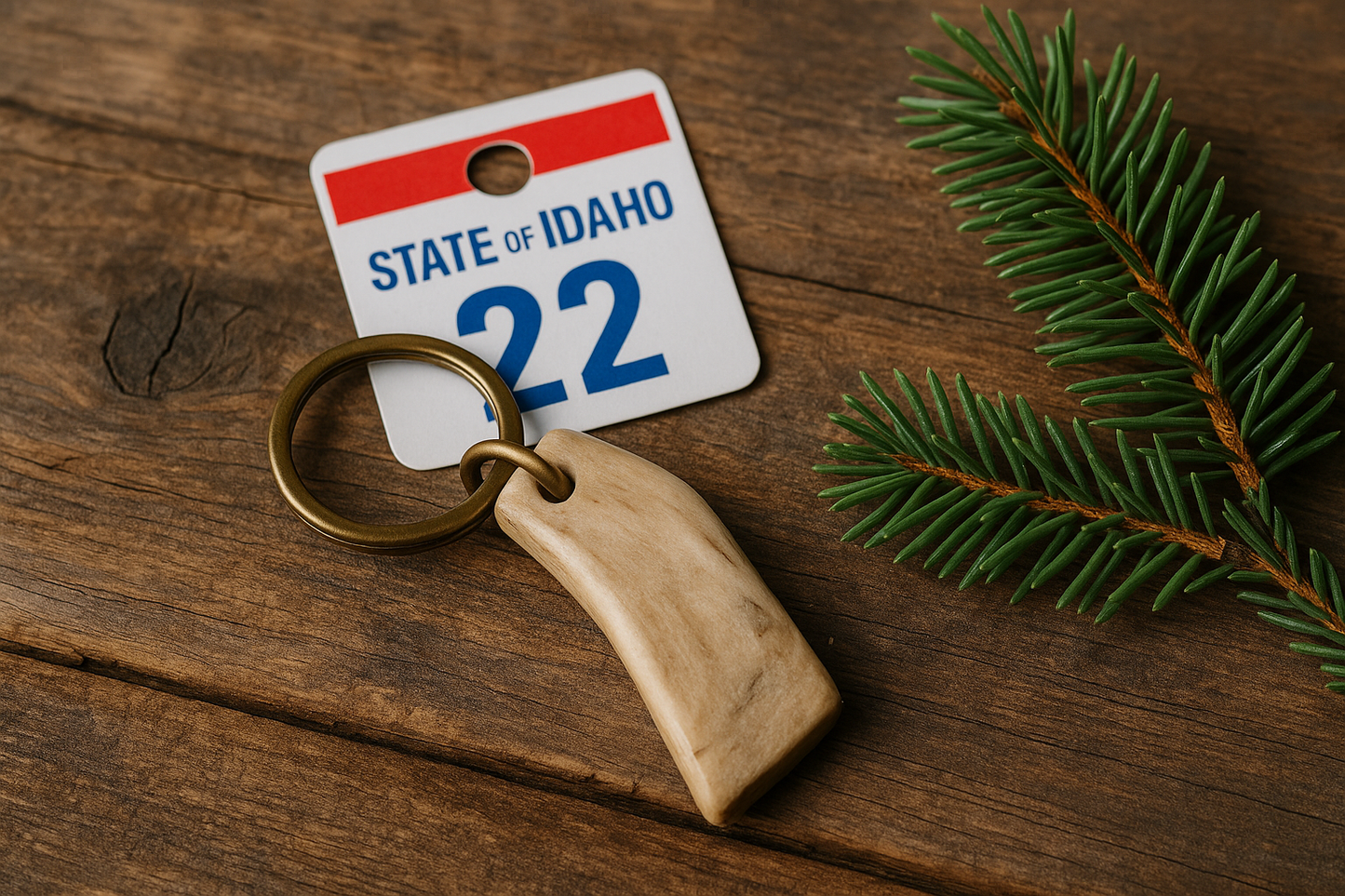 Key Chain - Elk Antler